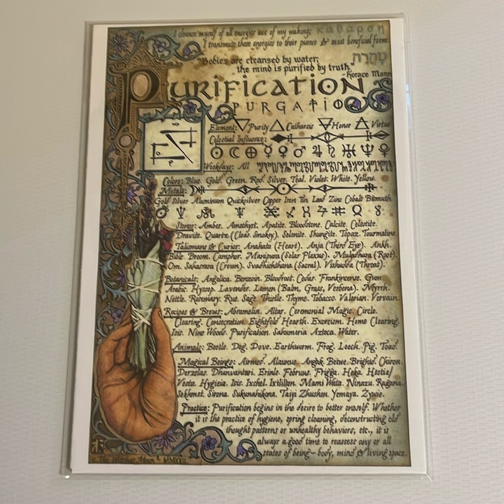 Witches Moon Purification Artwork